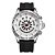 Relógio Masculino Weide Analógico WH-7308 - Prata e Branco - Imagem 1