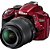 Câmera Digital Nikon D3200 Kit 18x55 24.2mp Preta ou Vermelha - Vinho - Imagem 5