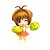 Mini Figure: Card Captor Sakura - Sakura Cheerleader 5cm. - Imagem 1