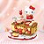 Bloco De Montar Torta De Maça Doce Hello Kitty K20859 - Imagem 3