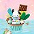Bloco De Montar Cupcake  Chocolate Pochacco K20821 - Imagem 2