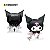 Bloco De Montar Personagem Kuromi Hello Kitty E Amigos K20811 - Imagem 1