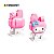Bloco De Montar Personagem My Melody Hello Kitty E Amigos K20802 - Imagem 3