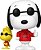 Funko Animação: Peanuts Joe Coll And Woodstock 1680  Regular - Imagem 3