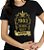 Camiseta Personalizada Preta Quarenta Cinquenta Anos Sendo Incrível Dourada - Informe o Ano e Idade - Imagem 3
