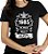 Camiseta Personalizada Preta Cinquenta Anos Sendo Incrível - Informe o Ano e a Idade - Imagem 1