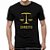 Camiseta Preta Curso de Direito Advogado Dourada - Imagem 2