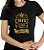 Camiseta Personalizada Preta Quarenta Cinquenta Anos Sendo Abençoada Dourada - Informe o Ano e Idade - Imagem 1