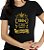 Camiseta Personalizada Preta Quarenta Cinquenta Anos Sendo Abençoada Dourada - Informe o Ano e Idade - Imagem 4