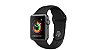 Smartwatch Apple watch Serie 3 Com GPS 38mm Caixa de alumínio Cinza Space Gray Com Pulseira esportiva Preta - Imagem 1