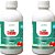 Kit 2 Liquid Glucana + Vitaminas Sabor Morango Invebra 250ml - Imagem 1