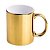 Caneca de Cerâmica para Sublimação Dourada  325ml - Imagem 1