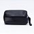 Necessaire Feminina Preta Couro Sintético Zíper New Trendy - Imagem 2