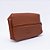 Necessaire Feminina Marrom Couro Sintético Zíper New Trendy - Imagem 1