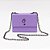 Bolsa Feminina Festa  com Alça Corrente Transversal Lilas - Imagem 1