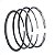 Jogo de Anéis 2.1/2" Wayne compressores W700 / W800 / W900 e similares - Imagem 2