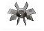 Ventilador (Ventoinha) Compressor Schulz Csa7.8 / Csa7.5 / Csa6.5 Silent - Aluminio - 033.0106-0/AT - Imagem 2