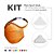 KIT Máscara FIBER Knit Sport+30 Filtros de Proteção+ Suporte - Imagem 5