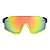 Oculos Ciclista Mark C/3 Lentes Revo/Fume/Transp Pto/Am Neon - High One - Imagem 2