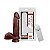 Pênis Realístico Vibrador Escroto e Ventosa PVC Marrom 16x3,2 cm - Imagem 1