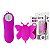 Vibrador Bullet Mini Love Borboleta 12 Velocidades Silicone Rosa - Imagem 1