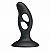 Plug Anal Cone Flexível Fabulous Silicone Preto 9 x 3 cm - Imagem 2