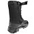 Coturno Bota Militar Com Zíper Lateral Tático Exército Couro - Imagem 3