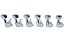 Tarraxa Gotoh 6 em linha SG381 07L Cromado Standard guitar - Imagem 6