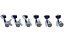 Tarraxa c trava Gotoh MGT 6 em linha SG381 07L MGT C cromada - Imagem 4