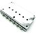 Ponte fixa de guitarra Gotoh GTC101 Cromado - Imagem 5