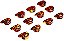 KIT com 12 Dedeira DUNLOP 9023R Shell Grande viola caipira - Imagem 7