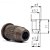 1 Ferrule Bucha passa corda Guitarra ponte Preto NOVA MOD2 - Imagem 2
