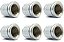 6 Ferrule Bucha passa corda Guitarra ponte Cromado NOVA MOD1 - Imagem 6
