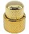 Knob duplo de Metal Concentrico Dourado 1un baixo guitarra - Imagem 1