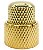 Knob duplo de Metal Concentrico Dourado 1un baixo guitarra - Imagem 4