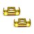 2 Baixa cordas guitarra Gaivota Dourado SSG-L-GD Gold (PAR) - Imagem 4