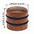 Knob Madeira Bubinga Volume tone DOME guitarra baixo 1un - Imagem 2