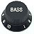 1 Knob Plástico BASS guitarra baixo PST PRETO Unidade - Imagem 1