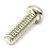 2 Parafuso Cromado aço Chave seletora guitarra 3,5X6,3X12 mm - Imagem 8