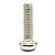 2 Parafuso Cromado aço Chave seletora guitarra 3,5X6,3X12 mm - Imagem 5