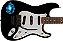 Adesivo Caveira Blue Flame Skull Azul guitarra Made USA - Imagem 5
