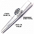 Kazoo sopro profissional prateado metalico MXP - Imagem 2