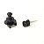 2 Roldana trava Straplock Preto guitarra violao MXP STLK050 - Imagem 2