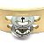 Pandeirola madeira T1016-N pandeiro tambourine meia lua - Imagem 7