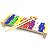 Metalofone Xilofone Infantil 8 Notas Rítmica Medio MXP - Imagem 6