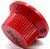 Kit Knob Plástico tone e volume guitarra strato Vermelho - Imagem 7