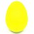 Kit 2 Shaker ovo plastico chocalho AMARELO egg - Imagem 5