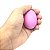 Kit 2 Shaker ovo plastico chocalho ROSA egg - Imagem 8