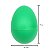 Kit 2 Shaker ovo plastico chocalho VERDE egg - Imagem 2