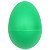 Kit 2 Shaker ovo plastico chocalho VERDE egg - Imagem 9